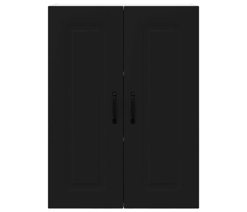 Virtuves Sienas Skapītis Ar Plauktu Melna 60 X 31 X 80 Cm Vidaxl