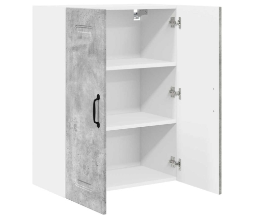 Virtuves Sienas Skapītis Betona Pelēks 60 X 31 X 80 Cm Vidaxl