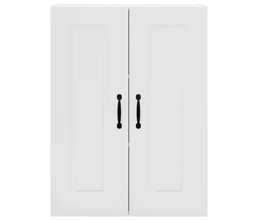 Virtuves Sienas Skapītis Ar Plauktu Augsta Spīduma Baltā Krāsa Vidaxl