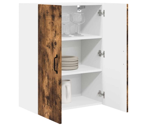 Virtuves Sienas Skapītis Ar Durvīm Dūmaka Ozols 60 X 31 X 80 Cm Vidaxl