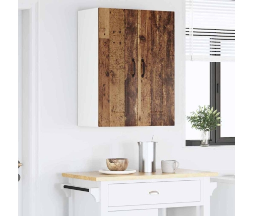 Virtuves Sienas Skapītis Ar Plauktu Vecs Koks 60 X 31 X 80 Cm Vidaxl