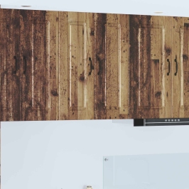 Virtuves Sienas Skapītis Ar Plauktu Vecs Koks 60 X 31 X 80 Cm Vidaxl