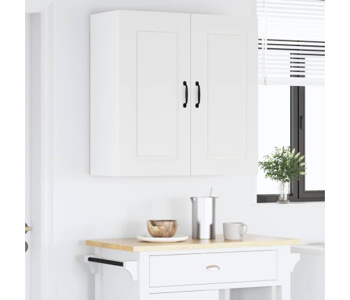 Virtuves Sienas Skapītis Ar Plauktu Balts 80 X 31 X 80 Cm Vidaxl