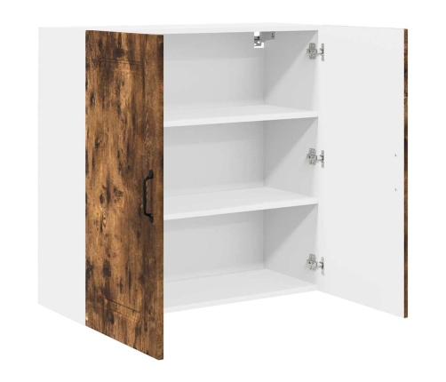 Virtuves Sienas Skapītis Ar Durvīm Dūmaka Ozols 80 X 31 X 80 Cm Vidaxl