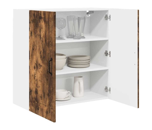 Virtuves Sienas Skapītis Ar Durvīm Dūmaka Ozols 80 X 31 X 80 Cm Vidaxl