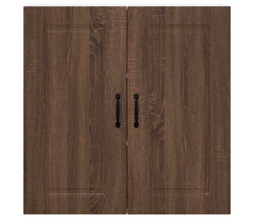 Virtuves Sienas Skapītis Ar Plauktu Brūns Ozols 80 X 31 X 80 Cm Vidaxl