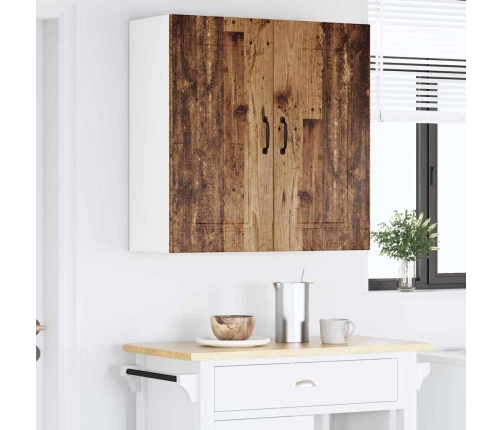 Virtuves Sienas Skapītis Ar Plauktu Vecs Koks 80 X 31 X 80 Cm Vidaxl