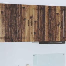 Virtuves Sienas Skapītis Ar Plauktu Vecs Koks 80 X 31 X 80 Cm Vidaxl