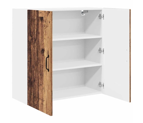Virtuves Sienas Skapītis Ar Plauktu Vecs Koks 80 X 31 X 80 Cm Vidaxl