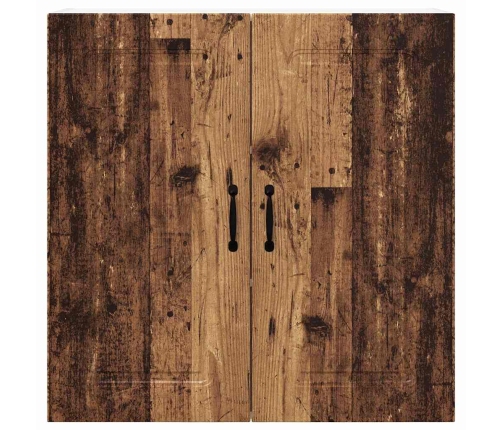 Virtuves Sienas Skapītis Ar Plauktu Vecs Koks 80 X 31 X 80 Cm Vidaxl