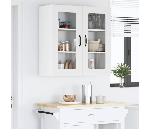 Virtuves Sienas Skapītis Ar Plauktu Balts 80 X 31 X 80 Cm Vidaxl