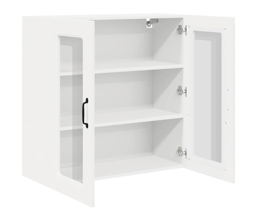 Virtuves Sienas Skapītis Ar Plauktu Balts 80 X 31 X 80 Cm Vidaxl