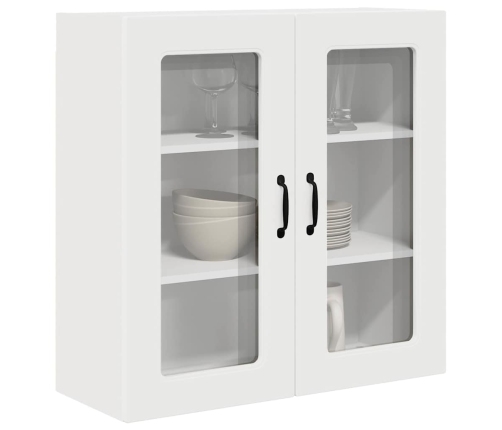 Virtuves Sienas Skapītis Ar Plauktu Balts 80 X 31 X 80 Cm Vidaxl