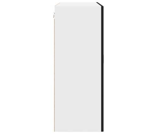 Virtuves Sienas Skapītis Ar Plauktu Melna 80 X 31 X 80 Cm Vidaxl