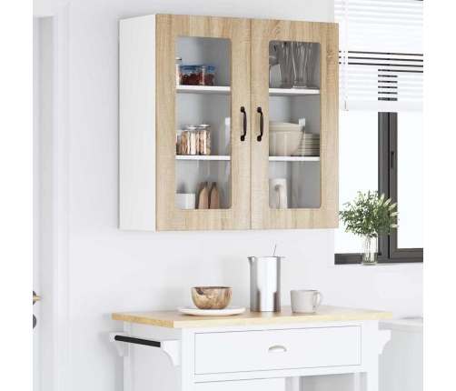 Virtuves Sienas Skapītis Ar Durvīm Sonoma Ozols 80 X 31 X 80 Cm Vidaxl