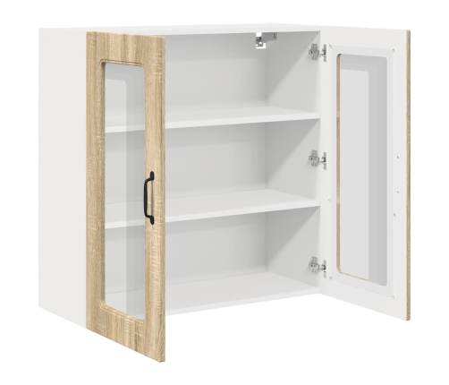 Virtuves Sienas Skapītis Ar Durvīm Sonoma Ozols 80 X 31 X 80 Cm Vidaxl