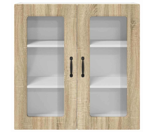 Virtuves Sienas Skapītis Ar Durvīm Sonoma Ozols 80 X 31 X 80 Cm Vidaxl