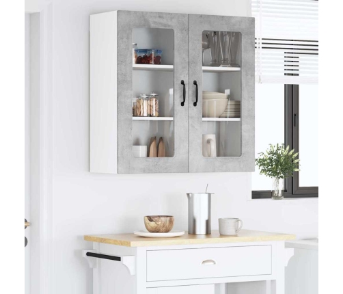 Virtuves Sienas Skapītis Betona Pelēks 80 X 31 X 80 Cm Vidaxl