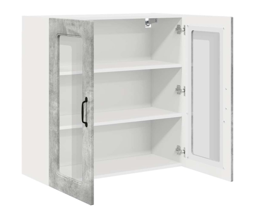 Virtuves Sienas Skapītis Betona Pelēks 80 X 31 X 80 Cm Vidaxl