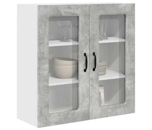 Virtuves Sienas Skapītis Betona Pelēks 80 X 31 X 80 Cm Vidaxl