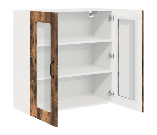 Virtuves Sienas Skapītis Ar Durvīm Dūmaka Ozols 80 X 31 X 80 Cm Vidaxl