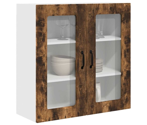 Virtuves Sienas Skapītis Ar Durvīm Dūmaka Ozols 80 X 31 X 80 Cm Vidaxl