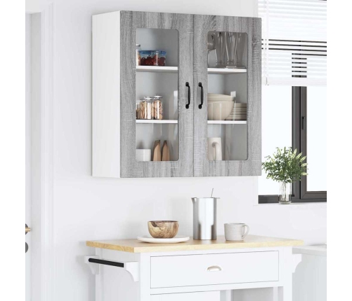 Virtuves Sienas Skapītis Pelēks Sonoma 80 X 31 X 80 Cm Vidaxl