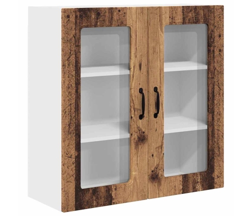 Virtuves Sienas Skapītis Ar Plauktu Vecs Koks 80 X 31 X 80 Cm Vidaxl