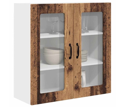 Virtuves Sienas Skapītis Ar Plauktu Vecs Koks 80 X 31 X 80 Cm Vidaxl