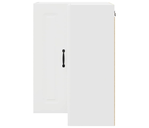 Virtuves Sienas Skapītis Ar Plauktu Balts 57 X 57 X 80 Cm Vidaxl