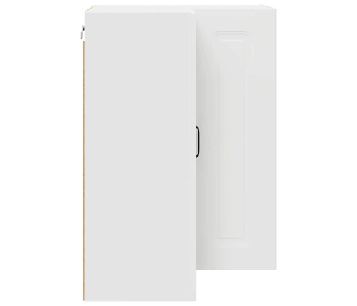 Virtuves Sienas Skapītis Ar Plauktu Balts 57 X 57 X 80 Cm Vidaxl