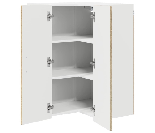 Virtuves Sienas Skapītis Ar Durvīm Sonoma Ozols 57 X 57 X 80 Cm Vidaxl