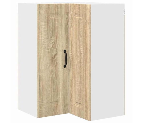 Virtuves Sienas Skapītis Ar Durvīm Sonoma Ozols 57 X 57 X 80 Cm Vidaxl