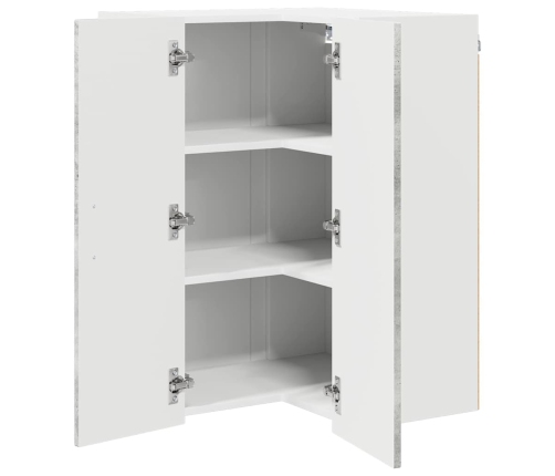 Virtuves Sienas Skapītis Betona Pelēks 57 X 57 X 80 Cm Vidaxl