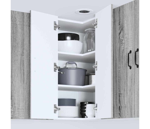 Virtuves Sienas Skapītis Pelēks Sonoma 57 X 57 X 80 Cm Vidaxl