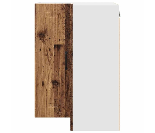 Virtuves Sienas Skapītis Ar Plauktu Vecs Koks 57 X 57 X 80 Cm Vidaxl