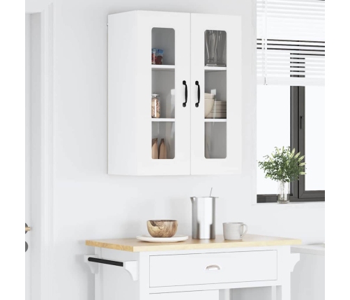 Virtuves Sienas Skapītis Ar Plauktu Balts 60 X 31 X 80 Cm Vidaxl