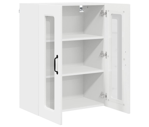 Virtuves Sienas Skapītis Ar Plauktu Balts 60 X 31 X 80 Cm Vidaxl