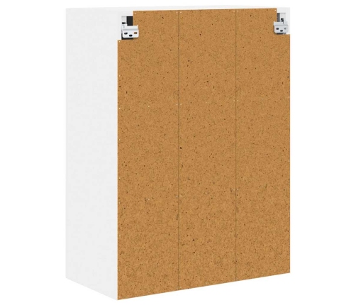 Virtuves Sienas Skapītis Ar Plauktu Balts 60 X 31 X 80 Cm Vidaxl