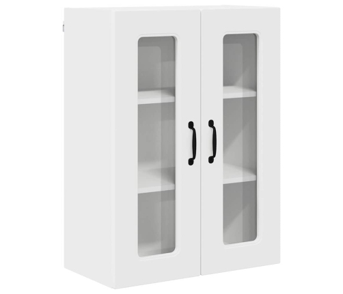 Virtuves Sienas Skapītis Ar Plauktu Balts 60 X 31 X 80 Cm Vidaxl