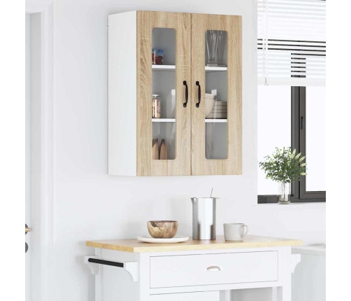Virtuves Sienas Skapītis Ar Durvīm Sonoma Ozols 60 X 31 X 80 Cm Vidaxl