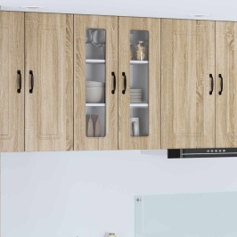 Virtuves Sienas Skapītis Ar Durvīm Sonoma Ozols 60 X 31 X 80 Cm Vidaxl