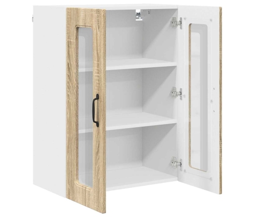 Virtuves Sienas Skapītis Ar Durvīm Sonoma Ozols 60 X 31 X 80 Cm Vidaxl