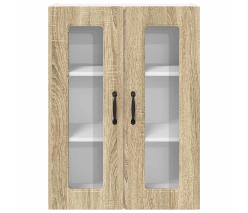 Virtuves Sienas Skapītis Ar Durvīm Sonoma Ozols 60 X 31 X 80 Cm Vidaxl