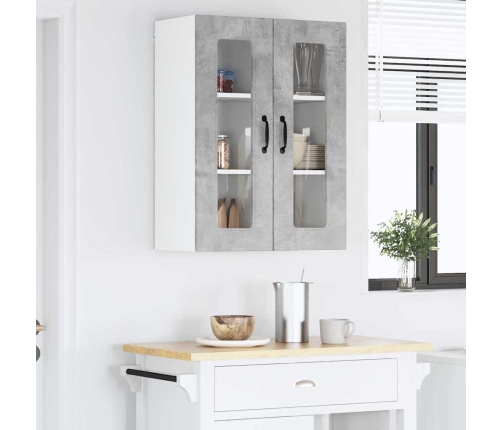Virtuves Sienas Skapītis Betona Pelēks 60 X 31 X 80 Cm Vidaxl