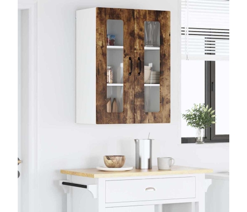 Virtuves Sienas Skapītis Ar Durvīm Dūmaka Ozols 60 X 31 X 80 Cm Vidaxl