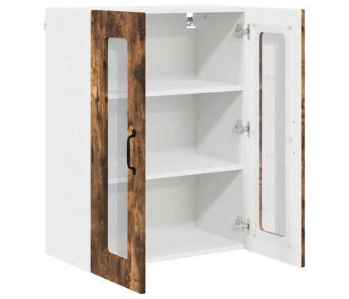 Virtuves Sienas Skapītis Ar Durvīm Dūmaka Ozols 60 X 31 X 80 Cm Vidaxl