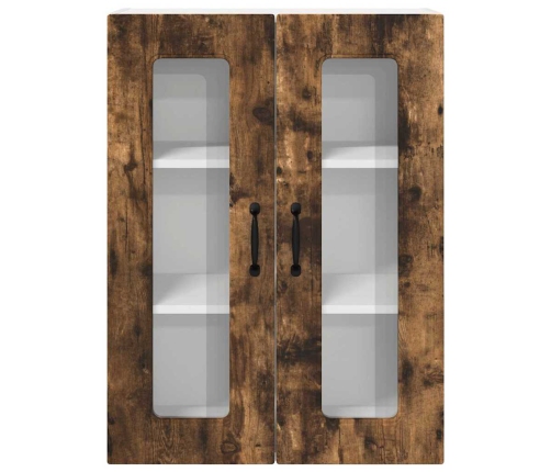 Virtuves Sienas Skapītis Ar Durvīm Dūmaka Ozols 60 X 31 X 80 Cm Vidaxl