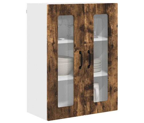 Virtuves Sienas Skapītis Ar Durvīm Dūmaka Ozols 60 X 31 X 80 Cm Vidaxl