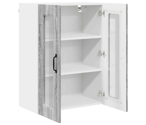 Virtuves Sienas Skapītis Pelēks Sonoma 60 X 31 X 80 Cm Vidaxl